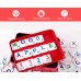 Preschool Math Set Toy With Colorful Counting Sticks, Number Squares and Metal Box – Wooden Montessori Math Game Set for Cognitive Development of Children, Toddlers and Pre-K