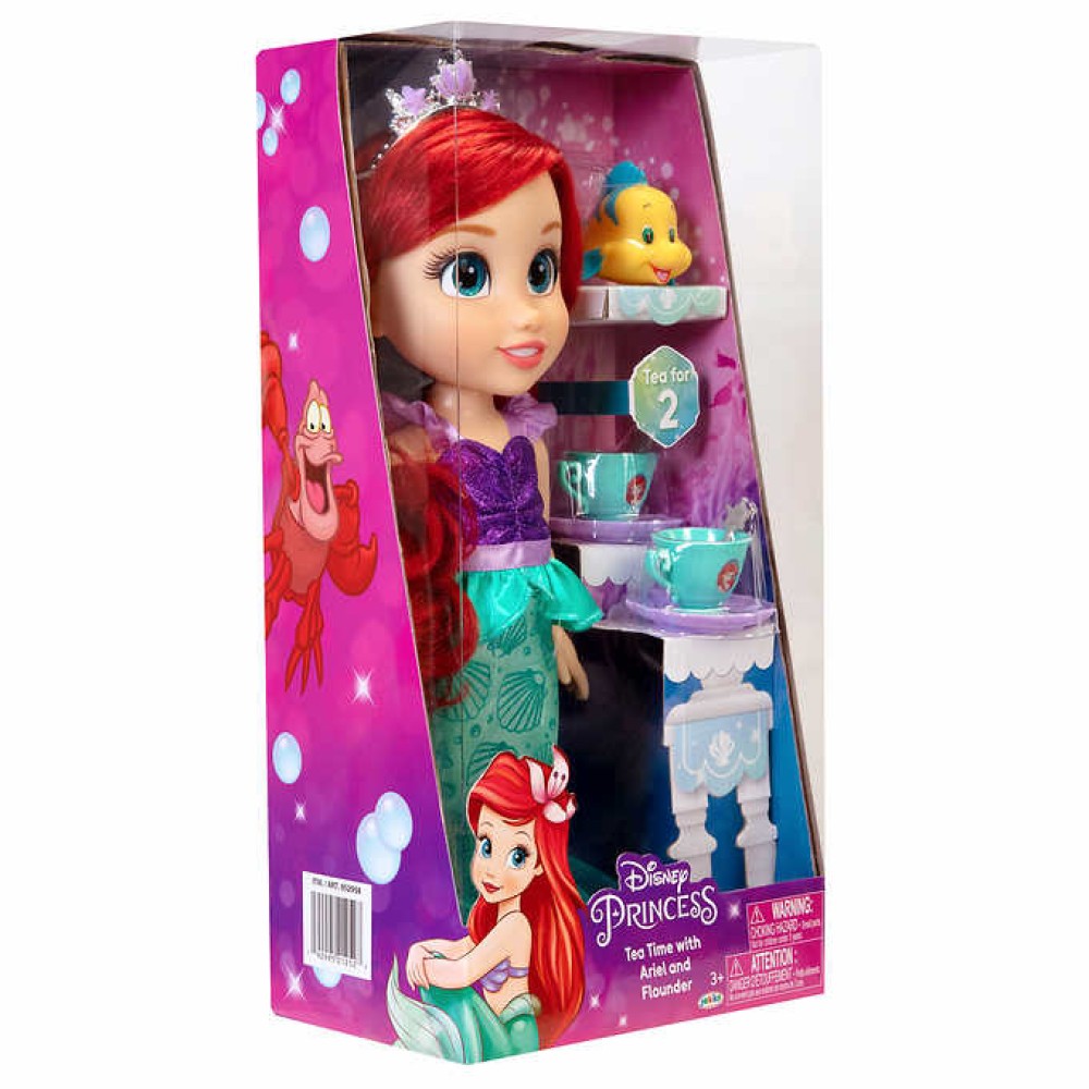 Princess Doll Disney Tea Time With Ariel And Flounder