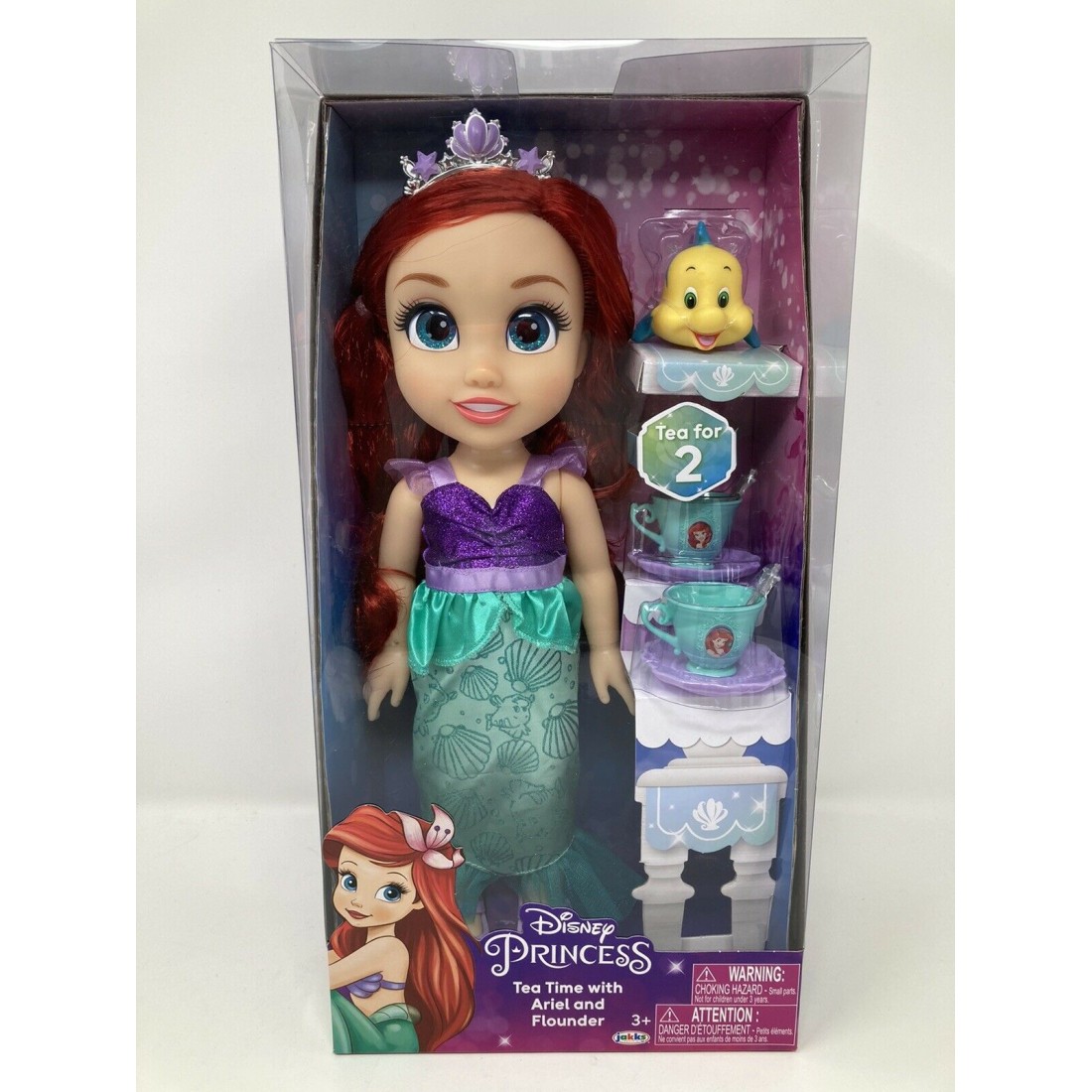 Princess Doll Disney Tea Time With Ariel And Flounder 