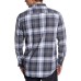  Men’s Fatherfly Plaid Shirt (Blue Night Fatherfly Check, XL)