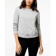 Rachel  Crisscross-Back Sweatshirt (Gray, XL)