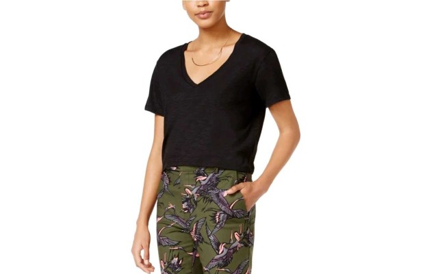  Womens Escapist Basic T-Shirt  (Black, XS)