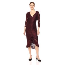 Rachel Roy Women’s Parker Dress (Oxblood Combo, 6)