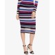  Womens Sweater Striped Pencil Skirts