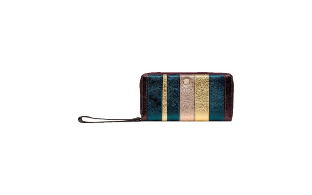  Cliftion Hall Phone Wristlet Wallet (Blue/Multi)