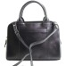  Millbank Leather Handbag Satchel (Black)