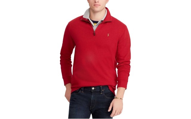 Ralph Lauren Men’s Double-Knit Half-Zip Pullover