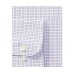  Men’s Dress Shirt (Pink/Blue, 17.5×36/37)