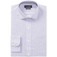 Ralph Lauren Men’s Dress Shirt (Pink/Blue, 17.5×36/37)