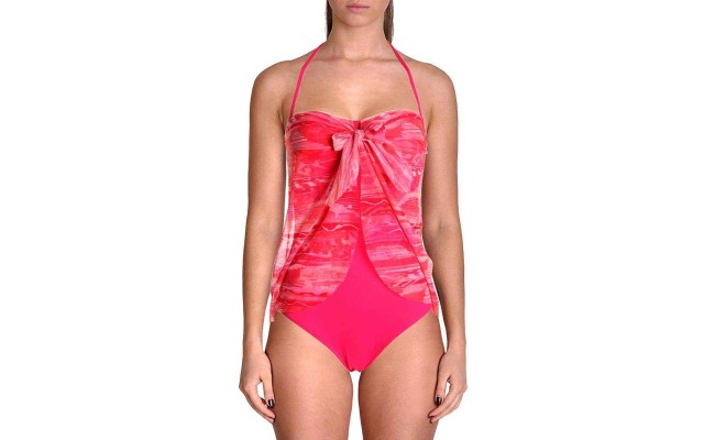 Ralph Lauren Women's Coral Reef Calypso Flyaway One-Piece Swimsuit