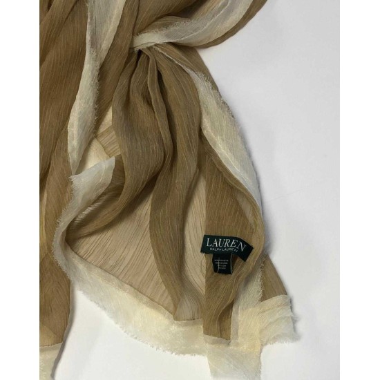 Ralph Lauren Women’s Over Scarf (Beige, One Size)