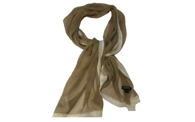 Ralph Lauren Women’s Over Scarf (Beige, One Size)