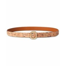 Ralph Lauren Women’s Rounded-buckle Cork Belt