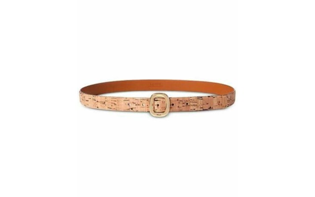 Ralph Lauren Women’s Rounded-buckle Cork Belt