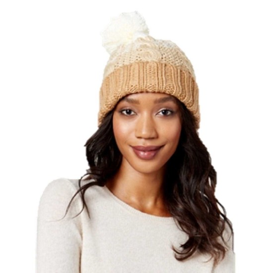  Women's Colorblock Cable Knit Beanie Hats