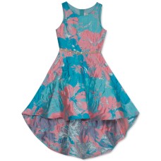 Rare Editions Big Girls High-Low Brocade Dresses