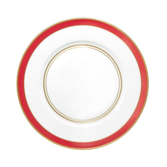  Cristobal Dinner Plate (Red&White, 10 3/5″)