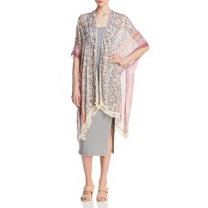 Rebecca Minkoff Jasmine Floral Print Ruana	(White, One Size)