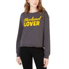 Rebellious One Juniors’ Weekend Lover Graphic Sweatshirt