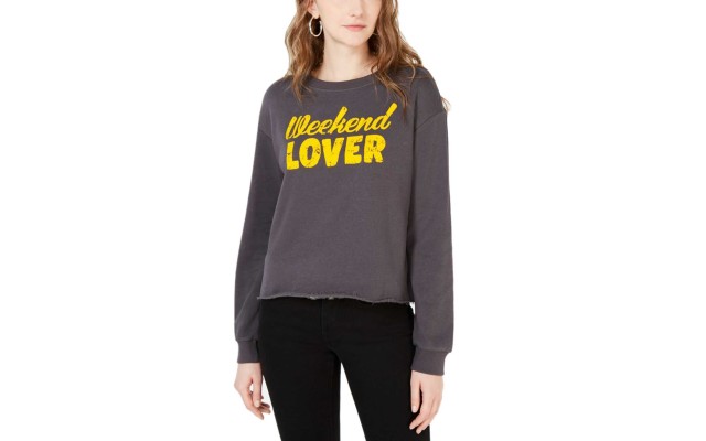  Juniors’ Weekend Lover Graphic Sweatshirt