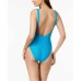  Women’s Ribbed One-Piece Swimsuit