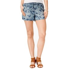 Rewash Gir's Juniors’ Printed Drawstring-Waist Beach Shorts
