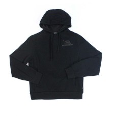 Ring Of Fire Mens California Republic Hoodie Sweatshirt (Black, L)