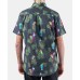 Men’s Bender Regular-Fit Reverse Floral-Print Shirt (Charcoal, XL)