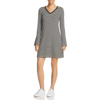 Robert Michaels Women’s Bell Sleeve Stripe Tee Dress