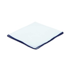 Ryan Seacrest Distinction Color Edge Pocket Square (White/Blue)