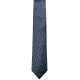  Distinction Men’s Dozza Dot Slim Silk Tie (Navy, One Size)