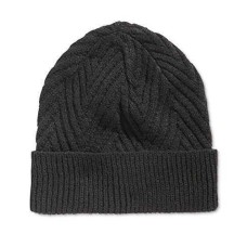 Ryan Seacrest Distinction Mens Herringbone Knit Beanie Hats
