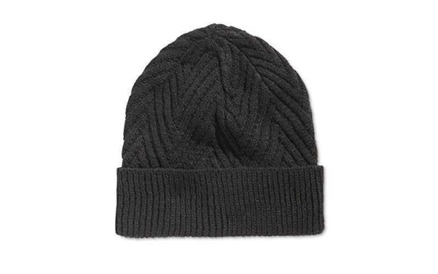 Distinction Mens Herringbone Knit Beanie Hats