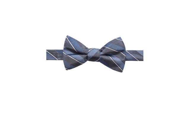  Distinction Men’s Matera Stripe Pre-Tied Bow Ties
