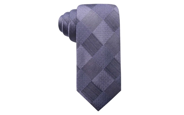  Distinction Men’s Olympos Check Slim Silk Ties