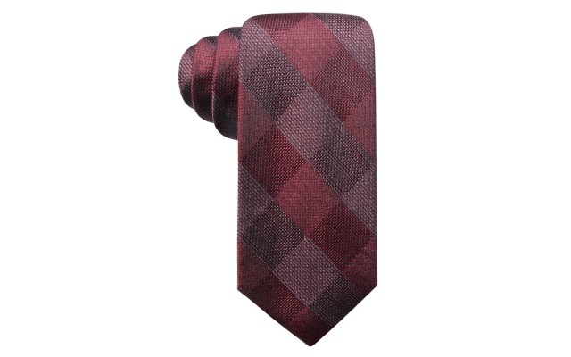  Distinction Men’s Olympos Check Slim Silk Ties
