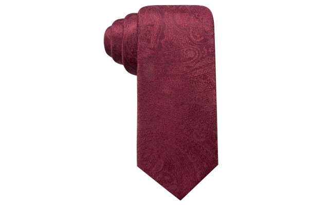  Distinction Men’s Paisley Slim Silk Ties