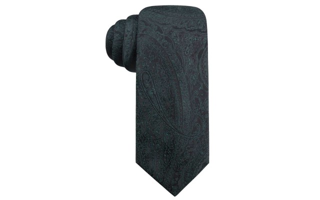  Distinction Men’s Paisley Slim Silk Ties