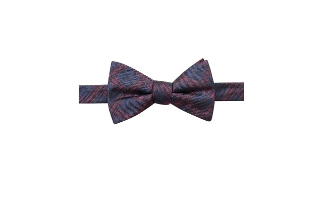  Distinction Men’s Pienza Plaid Pre-Tied Silk Bow Ties