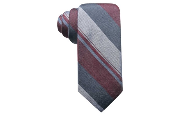  Distinction Men’s Ponsay Slim Stripe Silk Ties