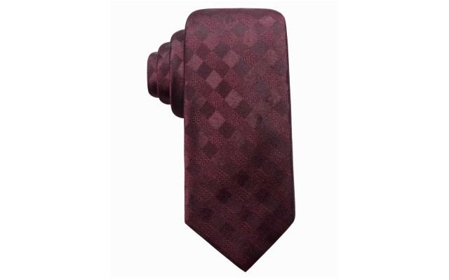  Distinction Men’s San Leo Gingham Slim Silk Ties