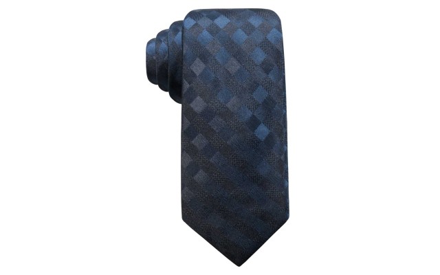  Distinction Men’s San Leo Gingham Slim Silk Ties