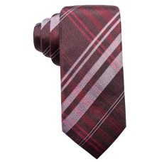 Ryan Seacrest Distinction Men’s Turn Plaid Silk Woven Slim Ties