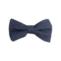 Ryan Seacrest Distinction Men’s Tymon Seasonal Solid Pre-Tied Bow Tie (Navy)