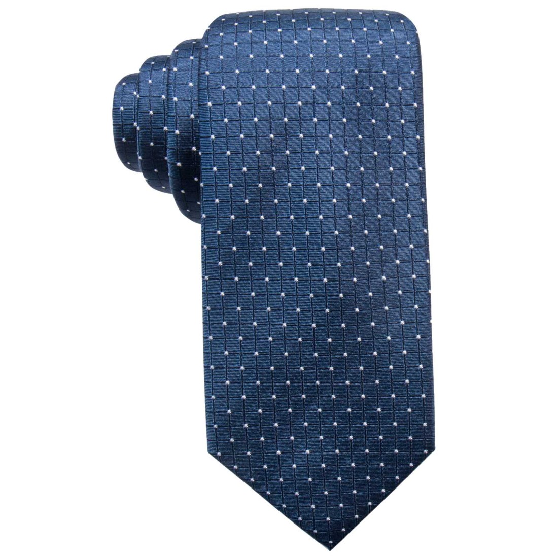 Ryan Seacrest Distinction Men’s Victor Dot Grid Slim Silk Ties