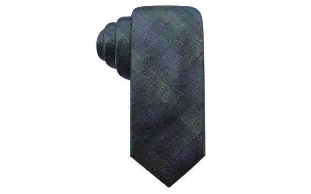  Distinction Men’s Warwick Gingham Slim Silk Ties