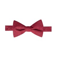 Ryan Seacrest Distinction Shimmer Chiffon Soild Pre-Tied Bow (Red)