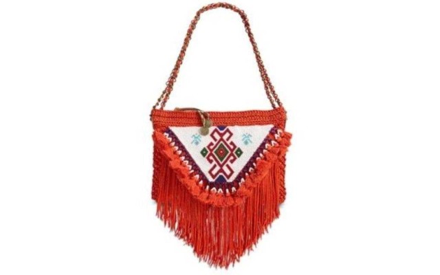  Naomi Beaded Shoulder Bag Orange