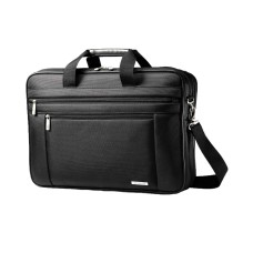 Samsonite Classic Two Gusset Toploader Briefcase (Black, 17 inch)
