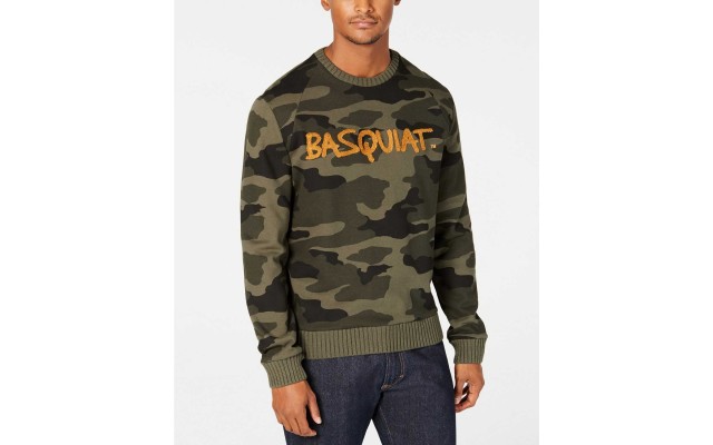  Men’s Basquiat Tricolor Chenielle Sweaters
